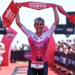 Marta Sanchez Triatlón IRONMAN 70.3 Australia Occidental Línea de Meta