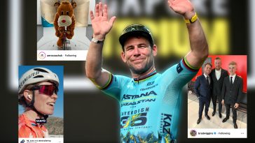 Tweets de la semana: mensaje especial de Mark Cavendish, Demi Vollering aprende francés y un reno entra en el túnel de viento