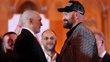 Tyson Fury se enfrentará a Oleksandr Usyk en una revancha de peso pesado a finales de este mes.