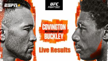 UFC en ESPN: resultados en vivo de Covington vs.Buckley