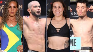 Veteranos de UFC en acción de MMA del 13 al 15 de diciembre