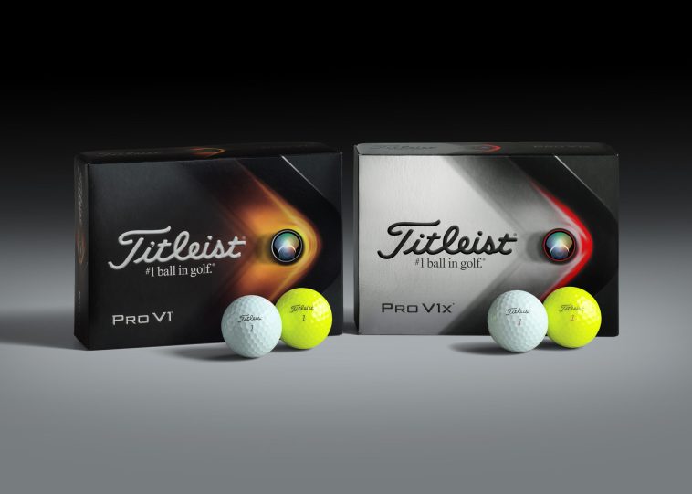 Imagen de cajas de pelotas de golf Titleist Pro V1 del 2021