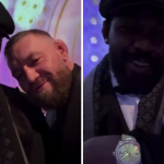 Conor McGregor y Jon Jones comparten un intercambio amistoso sobre relojes de lujo en una fiesta épica