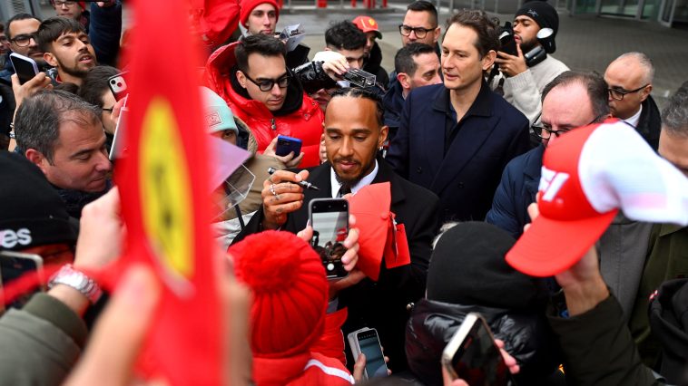 Lewis Hamilton's first day at Maranello with Ferrari