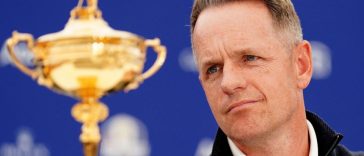 Luke Donald mira fijamente la Ryder Cup