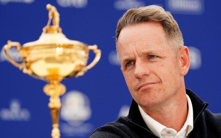 Luke Donald mira fijamente la Ryder Cup