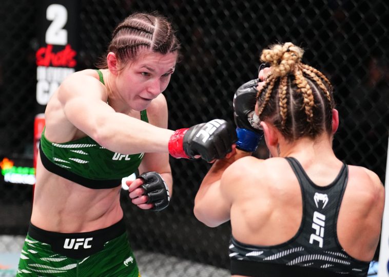 Ernesta Kareckaite enojada por la victoria dividida de UFC contra Nicolle Caliari