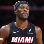 Jimmy Butler playing for the Miami Heat