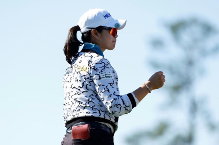 Kim A-Lim de Corea del Sur tiene una ventaja de tres disparos en el Torneo de Campeones de la LPGA después de la segunda ronda del viernes. (Cliff Hawkins)