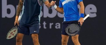 Nick Kyrgios y Novak Djokovic