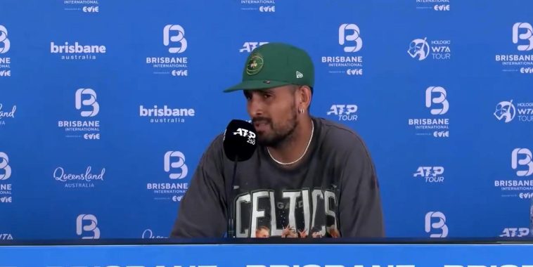 Nick Kyrgios quedó realmente impresionado con el servicio de Giovanni Mpetshi Perricard