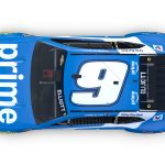 Esquema de pintura Chase Elliott No. 9 Prime Video Hendrick Motorsports 2025 NASCAR Cup Series