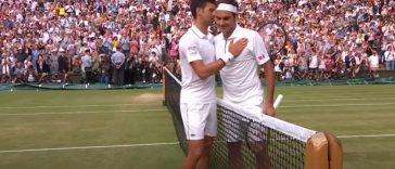 Novak Djokovic y Roger Federer