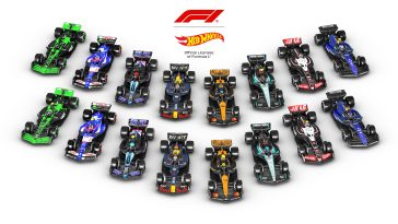 Nueva colección Hot Wheels presentado con varios autos de los equipos de F1