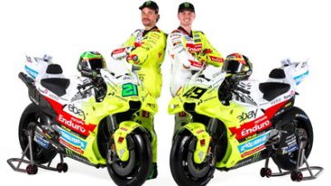 2025 VR46 Librea MotoGP para Fabio di Giannantonio, Franco Morbidelli