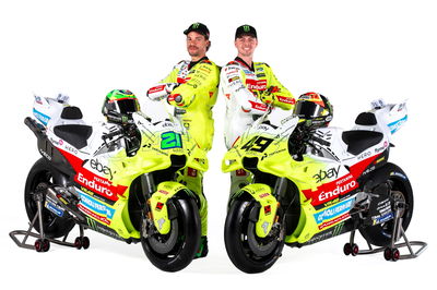 2025 VR46 Librea MotoGP para Fabio di Giannantonio, Franco Morbidelli