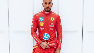 Primera vez en rojo: ¡Hamilton enloquece a los fanáticos!