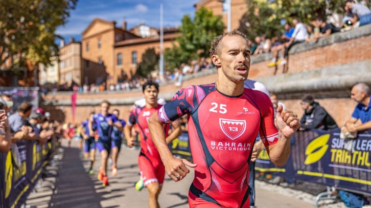 Tyler Mislawchuk corre en Toulouse 2022 crédito de la foto Darren Wheeler Thatcameraman Super League