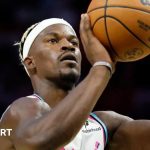 Jimmy Butler in action for the Miami Heat on Friday