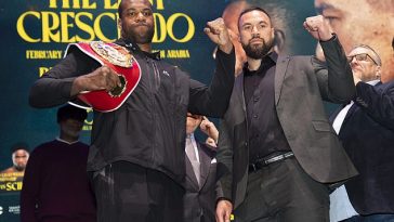 Joseph Parker se enfrenta a Daniel Dubois por el título mundial de peso pesado de la FIB el 22 de febrero.