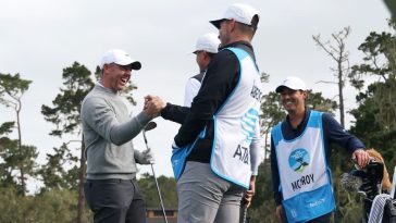 Rory McIlroy y Ludvig Åberg fueron parte del equipo del equipo Europa que ganó la Copa Ryder 2023. - Ezra Shaw/Getty Images