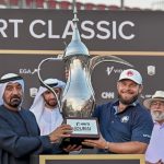 Fue un buen botín para Tyrrell Hatton en Dubai. (Waleed Zein/Anadolu vía Getty Images)