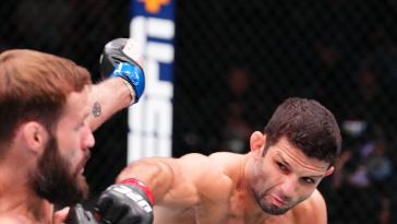 Thiago Moisés todavía tiene ambiciones de título después de 14 peleas en UFC