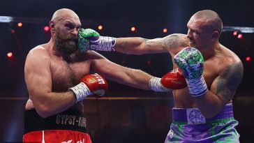 Tyson Fury fue derrotado en su revancha contra Oleksandr Usyk en Arabia Saudita el sábado