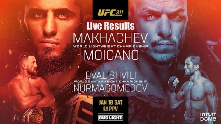 UFC 311: Resultados en vivo de Makhachev vs.Moicana