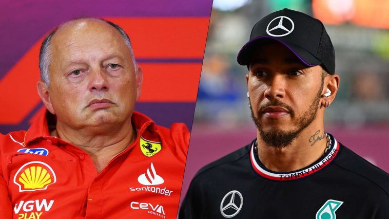 Vasseur responde a las preocupaciones de Hamilton de que "ya no es rápido" antes de la llegada de Ferrari