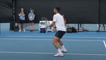 ¡Novak Djokovic practica bajo la dirección de Andy Murray!