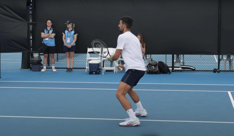 ¡Novak Djokovic practica bajo la dirección de Andy Murray!