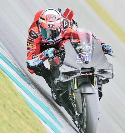 Michele Pirro, 2025 MotoGP Sepang Shakedown Test. Crédito: Instgram/MotoGP.