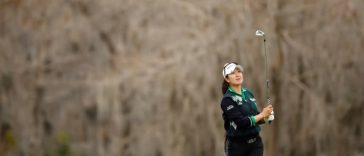 Kim A-Lim de Corea del Sur lidera por tres tiros en la ronda final del domingo del Torneo de Campeones de la LPGA Tour en Orlando (Cliff Hawkins)