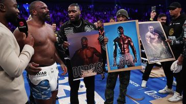 Derek Chisora ​​invitó a los raperos Skepta, Lethal Bizzle y Tinie Tempah en el ring