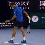 Novak Djokovic Entrena por primera vez desde la lesión en los isquiotibiales