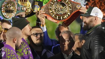 Un experto en lenguaje corporal cree que Oleksandr Usyk tiene la ventaja psicológica sobre Tyson Fury