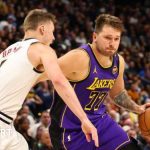 Luka Doncic in action for LA Lakers