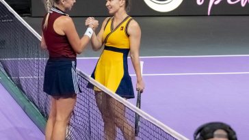 Simona Halep y Anett Kontaveit