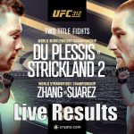 UFC 312: Du Plessis vs. Strickland 2 Resultados en vivo