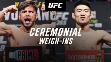 Video de pesaje ceremonial de UFC Seattle