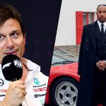 Wolff revela un mensaje que envió a Hamilton después de ver al ex hombre de Mercedes en Ferrari por primera vez