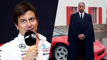 Wolff revela un mensaje que envió a Hamilton después de ver al ex hombre de Mercedes en Ferrari por primera vez